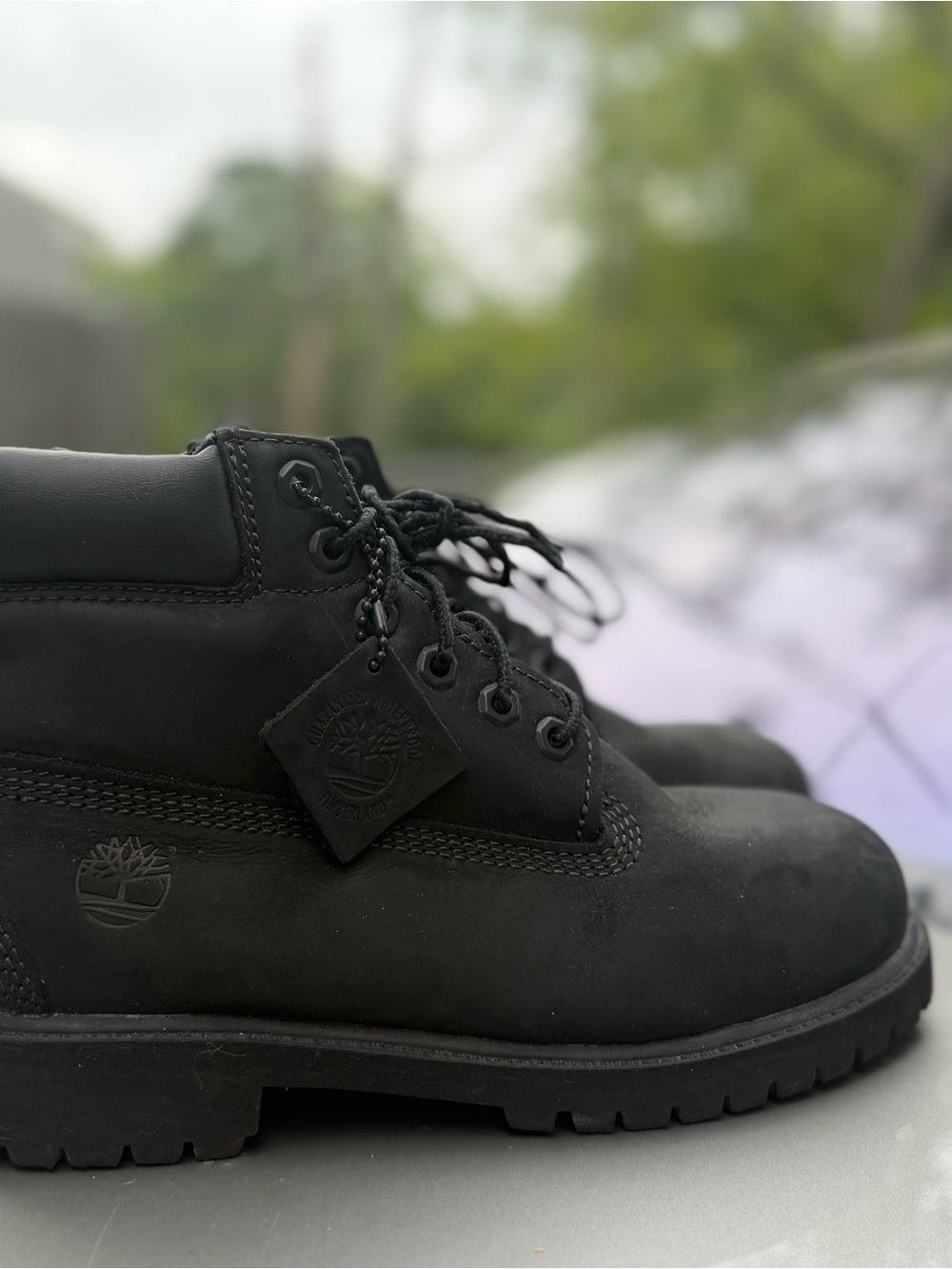 Timberland Kids Black Lace-Up Boot